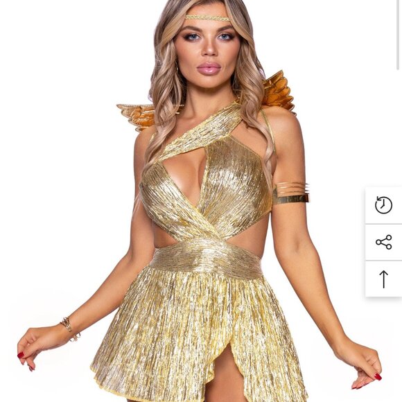 Leg Avenue Golden Angel Costume - Picture 1 of 3